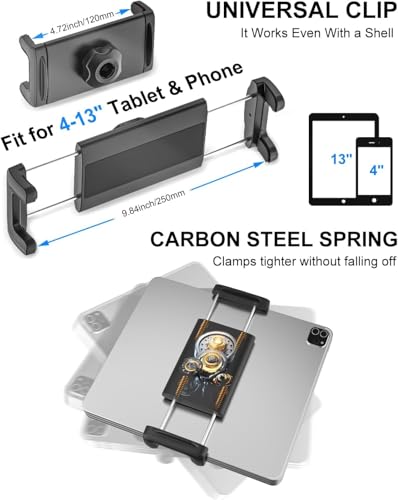 Heavy Duty Cup Holder Tablet Mount wiht Adjustment Metal Arm