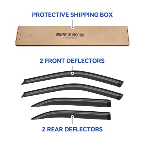 Window Visors Rain Guards for 1996