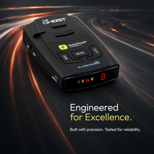 RadarShield Ghost Radar and Laser Detector for Cars
