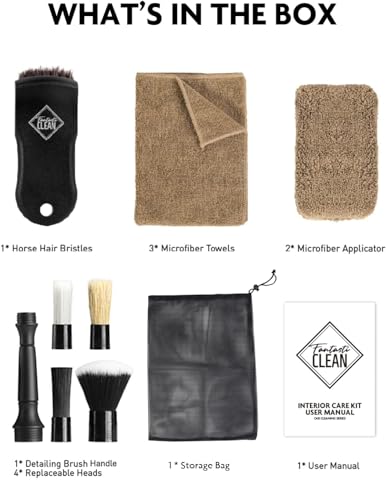 9PCS Car Detailing Brush Set