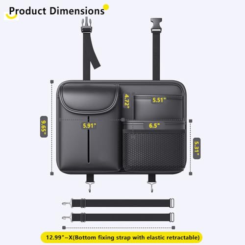 Car Seat Back Storage Bag