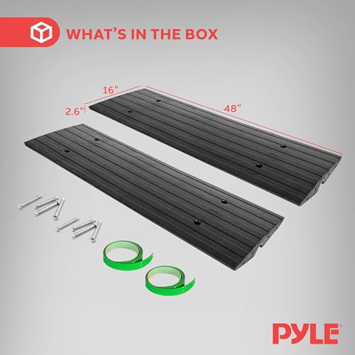 8 ft. Rubber Curb Ramp Set (2 Count)