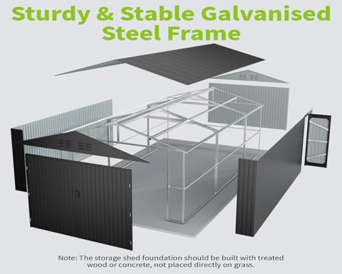 20 x 10 FT Outdoor Storage Shed