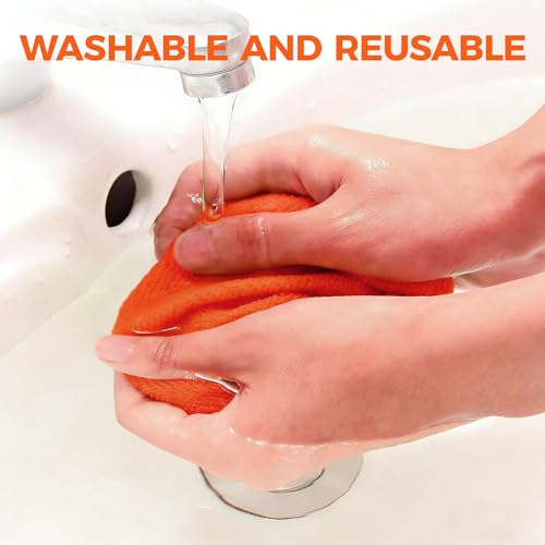 XINDELL 5 Pack Windshield Cleaner Microfiber Pads