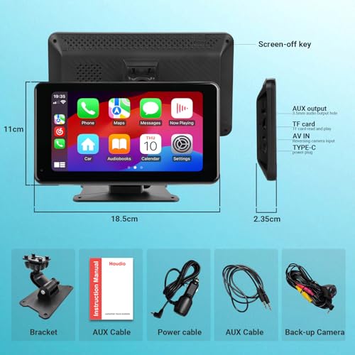 Portable Wireless Carplay Screen for Car