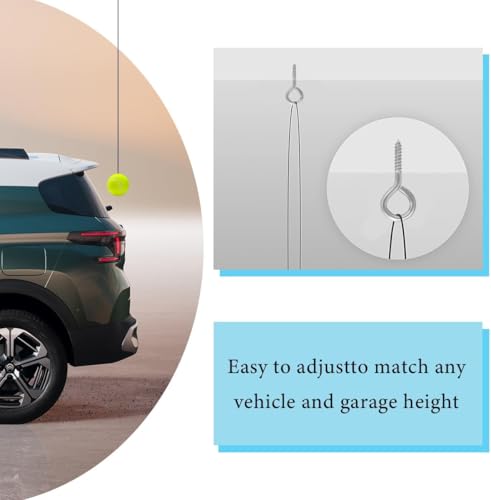 2PC Garage Parking Assistance Tennis Balls