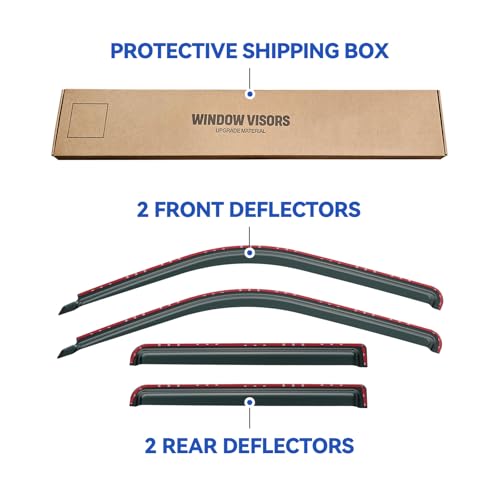 in Channel Window Visors Rain Guards for 1991