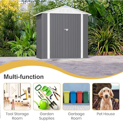 6x4 FT Outdoor Storage Shed