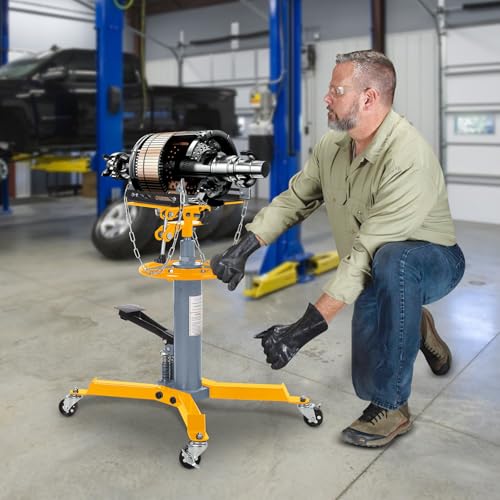 Dual Plunger Hydraulic Transmission Jack 1322lbs Capacity