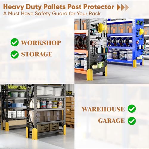 12" Pallet Rack Post Protectors