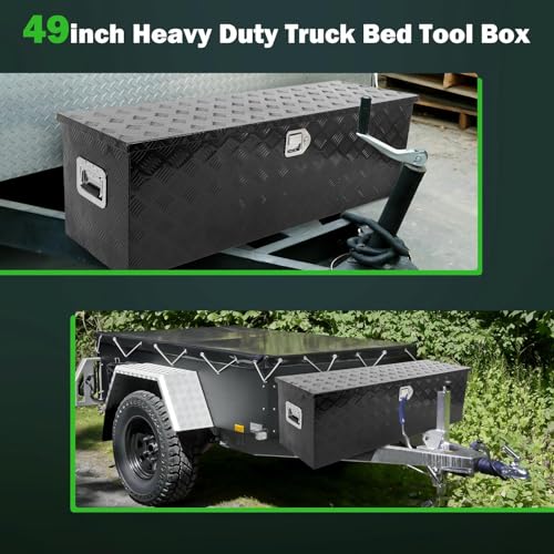 49 Inch Diamond Plate Aluminum Truck Bed Tool Box