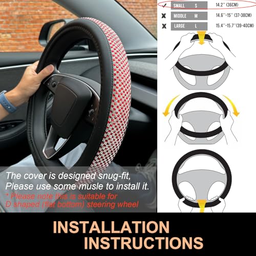 Bling Comfy Steering Wheel Cover for Tesla Model Y