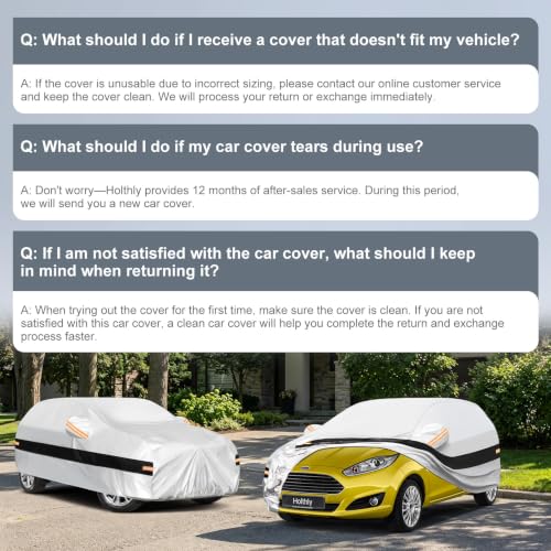 10 Layers Hatchback Car Cover Custom Fit for Ford Fiesta