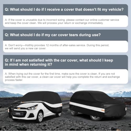 10 Layers Hatchback Car Cover Custom Fit for Chevrolet Spark