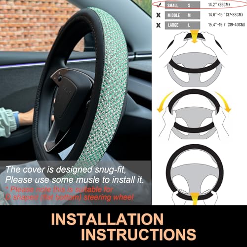 Bling Comfy Steering Wheel Cover for Tesla Model Y