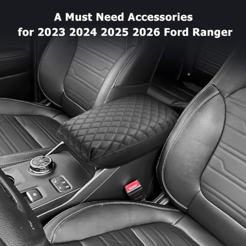 2025 2026 Ranger Center Console Cover Compatible with 2024 2025 2026 Ford Ranger Accessories