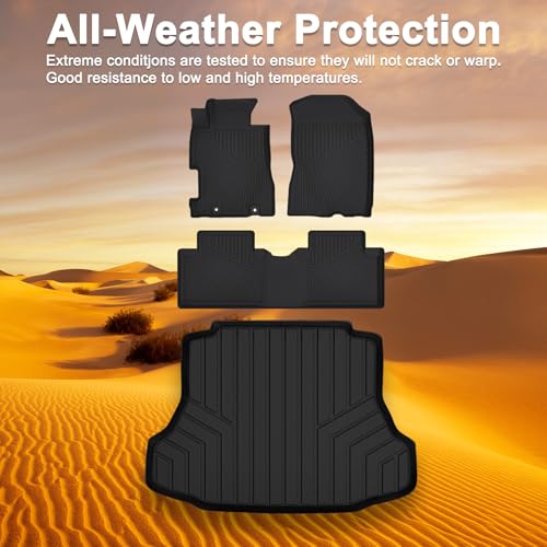 Car Floor Mats & Trunk Liner Set