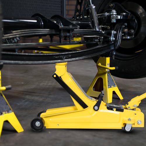 2.5 Ton Trolley Jack Hydraulic Low Profile Floor Jack for Cars Lift with Single Piston Lift Pump