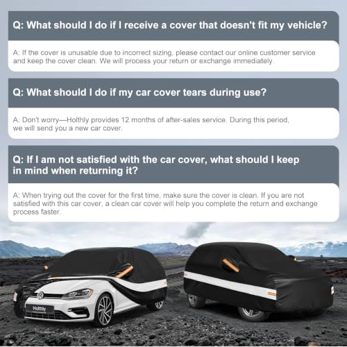 10 Layers Hatchback Car Cover Custom Fit for Volkswagen Golf