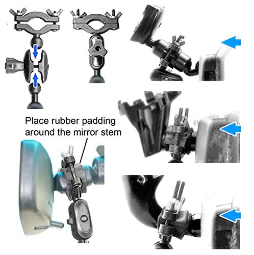 Easy Install Car Rearview Mirror Radar Detector Mount for Escort Max
