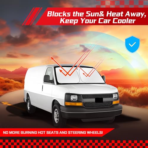 Windshield Sun Shade for Chevy Express