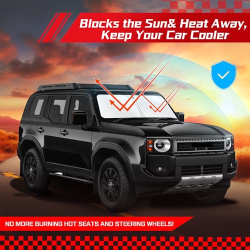 Windshield Sun Shade for Toyota Land Cruiser 2024