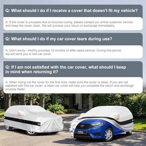 10 Layers Hatchback Car Cover Custom Fit for Honda Fit