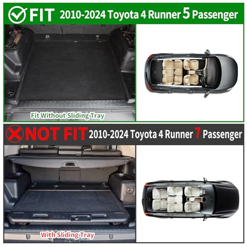 Cargo Mat & Backrest Mats Compatible with 2010