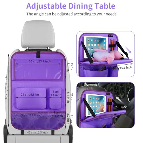 Car Backseat Organizer with Foldable Tablet Holder (42.3288 Ounce)
