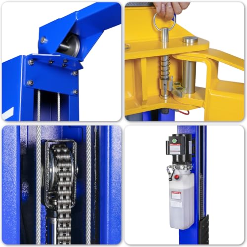 10000lbs 2 Post Car Lift with Double Point Release