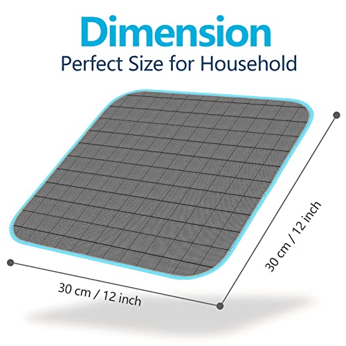 Carbon Microfiber Towels for Car Glass Window Polishing (3 Count)