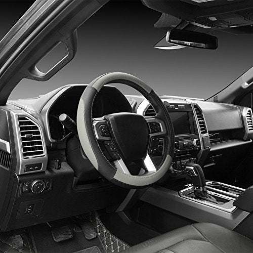 Car Steering Wheel Cover for F150 Tundra Range Rover 15.5"
