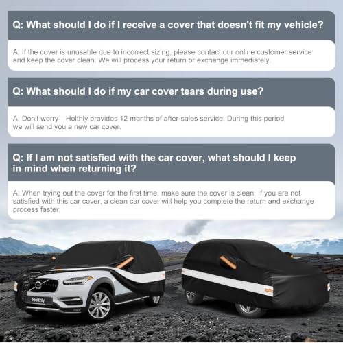 10 Layers SUV Car Cover Custom Fit for Volvo XC90