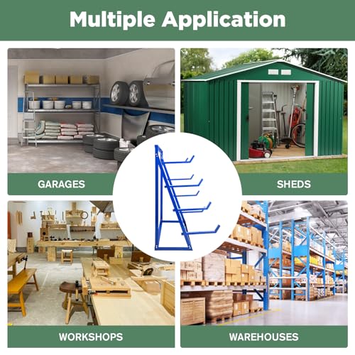 4 Tier Steel Horizontal Storage Rack (32000 Ounce)