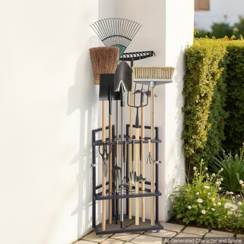 Garden Tool Organizer for Corner