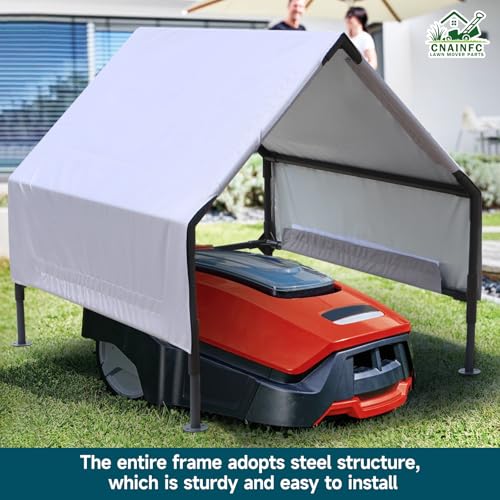 Signal Friendly Ventilated Robot Mower Garage