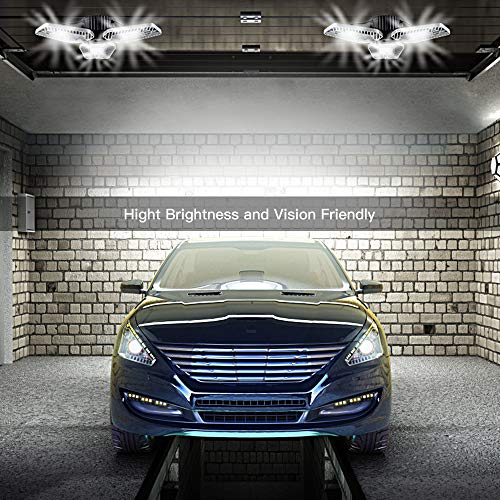 2 Pack Deformable LED Garage Ceiling Lights (2 Count)
