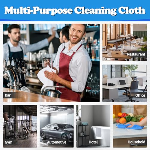 Shop Towels Microfiber Cleaning Cloth Bulk (200 Count)