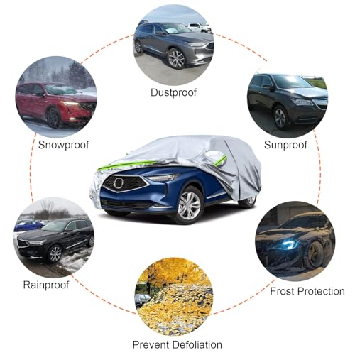 6 Layers Silver Waterproof Car Covers Replace for 2001