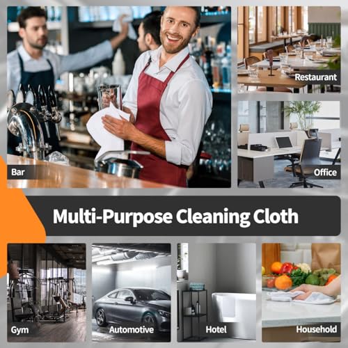 White Microfiber Cleaning Cloth (12 Count)
