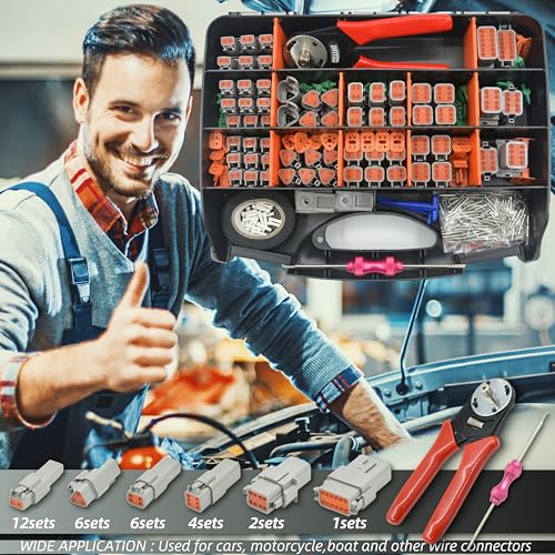 378 PCS DT Deutsch Series Waterproof Connector Kit