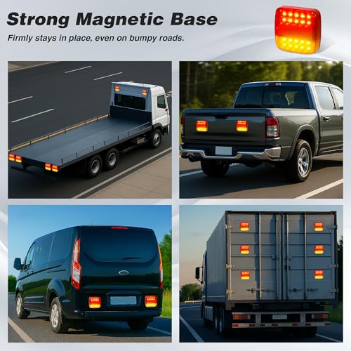 Wireless Magnetic Trailer Lights (2 Count)