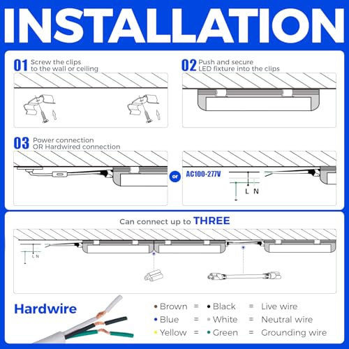 T8 LED Shop Lights 8FT (10 Count)