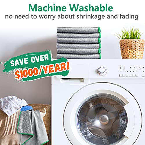 Glass Polishing Streak Free Miracle Cleaning Cloth (6 Count)
