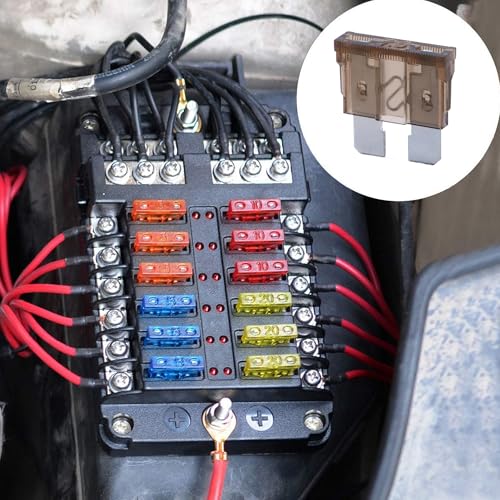 100 Pack Auto Fuses 7.5 AMP ATC