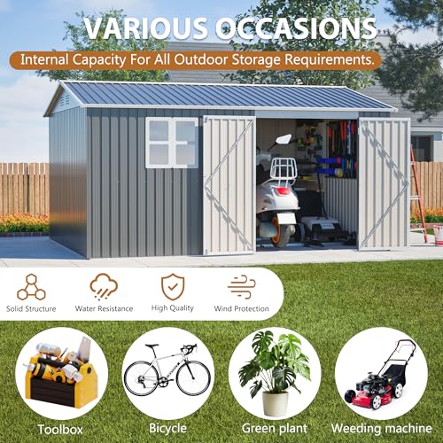 12x10 Ft Outdoor Storage Shed