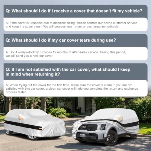 10 Layers SUV Car Cover Custom Fit for Kia Telluride
