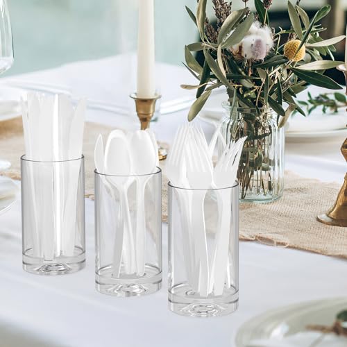 360 Count Extra Heavy Duty White Plastic Forks Disposable