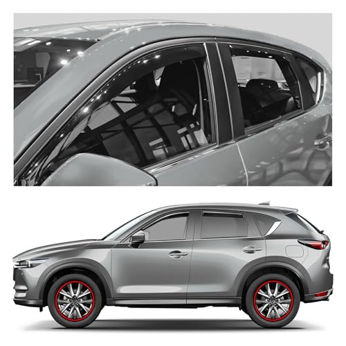 Window Deflectors Smoke Tinted In (4 Count)