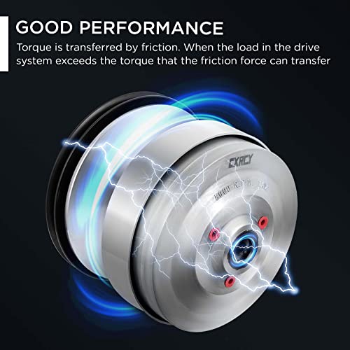 Club Car Gas Golf Cart Drive Clutch DS Precedent Primary Clutch Dry Centrifugal Clutch Compatible With Max 5000 R.P.M Replace Nivel 5700
